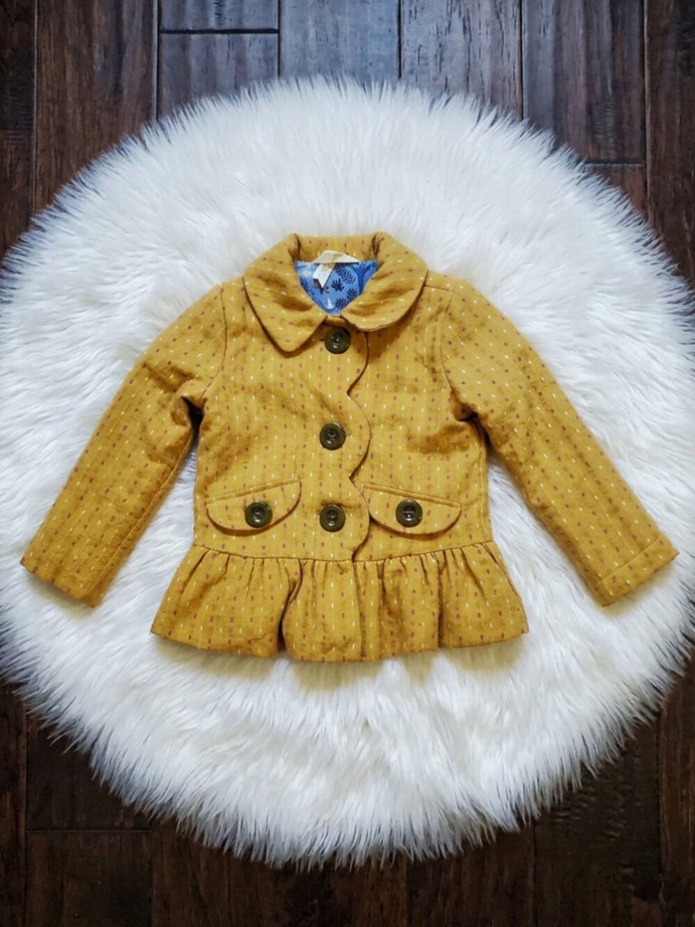 Matilda Jane Going Easy Yellow Jacket Size 4